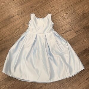 Emma Riley light blue silk sleeveless dress 6 EUC